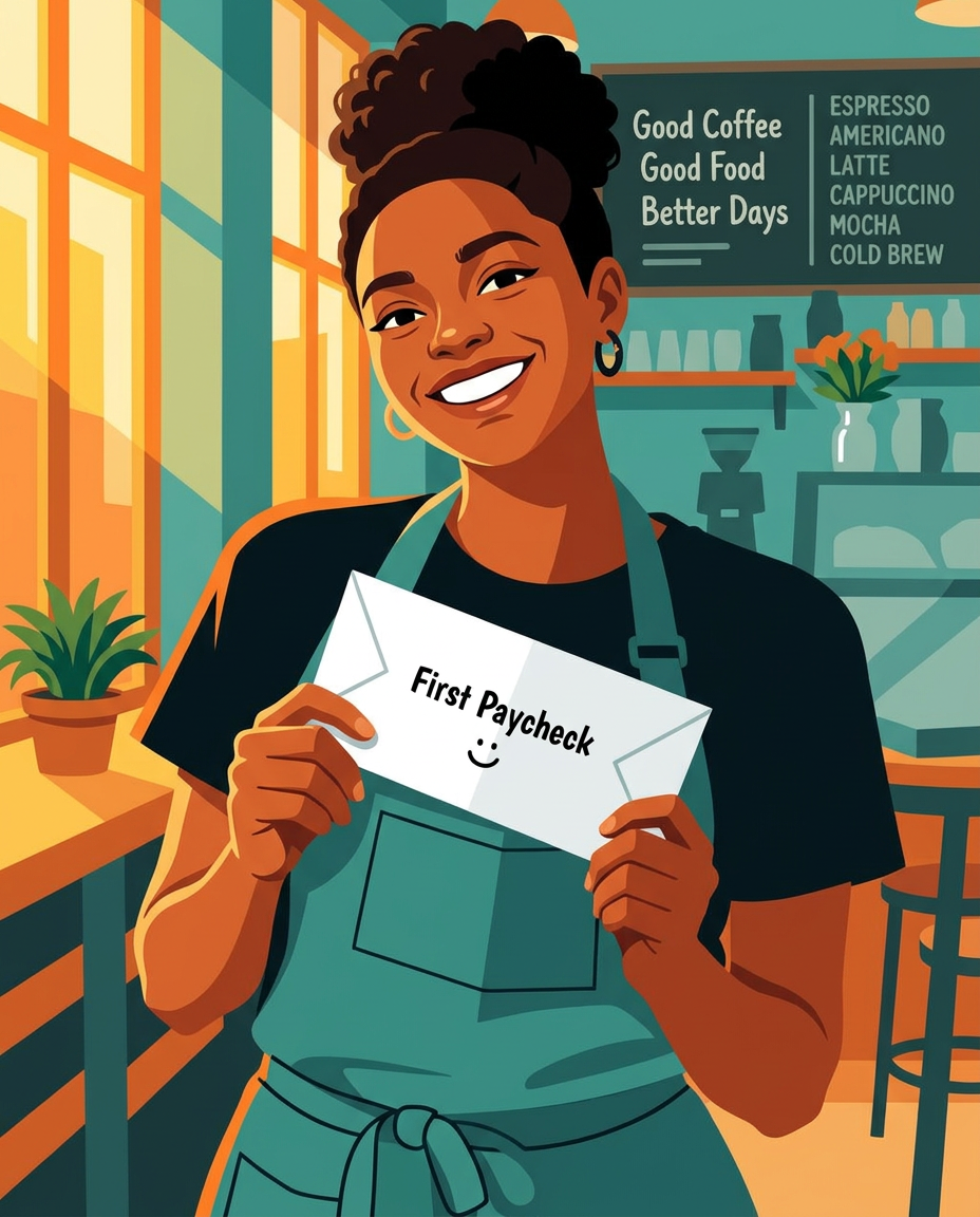 Your first paycheck